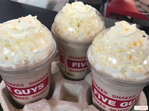 five guys milkshake flavor